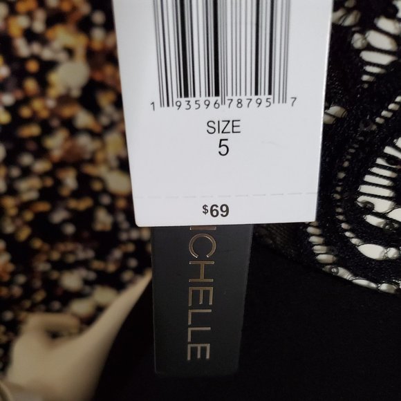 Black with Lace Party Dress - Picture 3 of 11